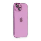 BSSM iPhone 13 Armada Lensli Kapak Lila Kılıf