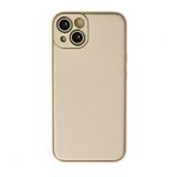 BSSM iPhone 13 Coco Gold Deri Silikon Kapak Kılıf