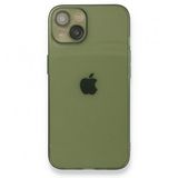 BSSM iPhone 13 Fly Lens Silikon Yeşil Kılıf