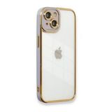 BSSM iPhone 13 Liva Lens Silikon Lila Kılıf