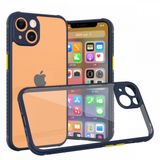 BSSM iPhone 13 Mini Miami Şeffaf Silikon Lacivert Kılıf