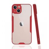 BSSM iPhone 13 Platin Silikon Kırmızı Kılıf