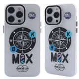 BSSM iPhone 13 Pro Magneticsafe Desenli Kapak Apollo Şeffaf 3 Kılıf