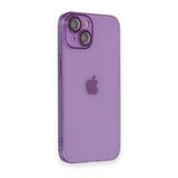 BSSM iPhone 14 Armada Lensli Kapak Derin Mor Kılıf