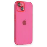 BSSM iPhone 14 Armada Lensli Kapak Pembe Kılıf