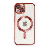 BSSM iPhone 14 Kross Magneticsafe Kapak Kırmızı Kılıf