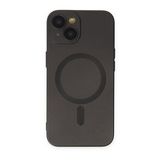 BSSM iPhone 14 Moshi Lens Magneticsafe Silikon Siyah Kılıf