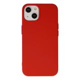 BSSM iPhone 14 Nano içi Kadife Silikon Kırmızı Kılıf