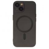 BSSM iPhone 14 Plus Moshi Lens Magneticsafe Silikon Siyah Kılıf