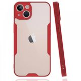 BSSM iPhone 14 Plus Platin Silikon Kırmızı Kılıf