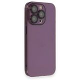BSSM iPhone 14 Pro Armada Lensli Kapak Mor Kılıf