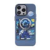 BSSM iPhone 14 Pro Max Desenli Kapak Prada Mavi 1 Kılıf