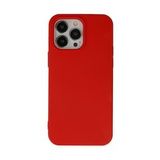 BSSM iPhone 14 Pro Max Nano İçi Kadife Silikon Kırmızı Kılıf
