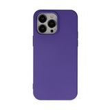 BSSM iPhone 14 Pro Max Nano İçi Kadife Silikon Mor Kılıf