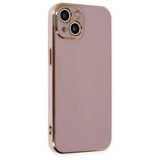 BSSM iPhone 14 Volet Silikon Mor Kılıf