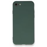BSSM iPhone 7 Nano içi Kadife Silikon Koyu Yeşil Kılıf