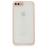 BSSM iPhone 7 Plus Montreal Silikon Kapak Pembe Kılıf