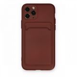 BSSM Kelvin Kartvizitli Silikon - Bordo iPhone 11 Pro Kılıf
