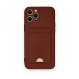 BSSM Kelvin Kartvizitli Silikon - Bordo iPhone 12 Pro Max Kılıf