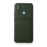 BSSM Kelvin Kartvizitli Silikon - Koyu Yeşil Xiaomi Redmi 9C Kılıf
