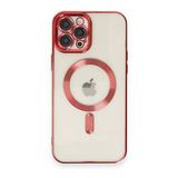 BSSM Kross Magneticsafe Kapak - Kırmızı iPhone 12 Pro Kılıf