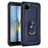 BSSM Lacivert Huawei Y5P Sofya Yüzüklü Silikon Kapak Kılıf