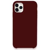 BSSM Lansman Legant Silikon - Bordo iPhone 11 Pro Max Kılıf