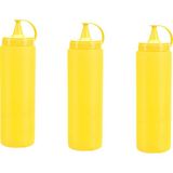 BSSM Mayonez Sos Şişesi - 1000ML Dev Boyy Sarrı 3 Addet