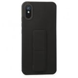 BSSM Mega Standlı Silikon - Siyah Xiaomi Redmi 9A Kılıf