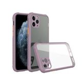 BSSM Miami Şeffaf Silikon - Açık Mor iPhone 11 Pro Kılıf