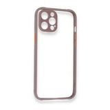 BSSM Miami Şeffaf Silikon - Açık Mor iPhone 12 Pro Kılıf