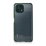 BSSM Miami Şeffaf Silikon - Koyu Yeşil Xiaomi Mİ 11 Lite Kılıf