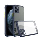 BSSM Miami Şeffaf Silikon - Lacivert iPhone 11 Pro Kılıf