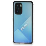 BSSM Miami Şeffaf Silikon - Siyah Xiaomi Poco F3 Kılıf