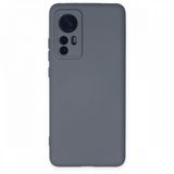 BSSM Nano içi Kadife Silikon - Gri Xiaomi Mi 12 Kılıf