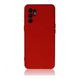 BSSM Nano İçi Kadife Silikon - Kırmızı Oppo Reno 6 Kılıf