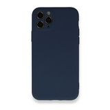 BSSM Nano İçi Kadife Silikon - Lacivert iPhone 11 Pro Kılıf