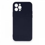 BSSM Nano içi Kadife Silikon - Lacivert iPhone 12 Pro Max Kılıf