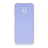 BSSM Nano İçi Kadife Silikon - Lila Xiaomi Redmi Note 9 Pro Kılıf