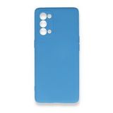 BSSM Nano İçi Kadife Silikon - Mavi Oppo Reno 5 Pro Kılıf