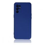 BSSM Nano İçi Kadife Silikon - Mavi Oppo Reno 6 Kılıf