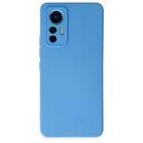 BSSM Nano İçi Kadife Silikon - Mavi Xiaomi Mi 12 Lite Kılıf