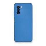 BSSM Nano içi Kadife Silikon - Mavi Xiaomi Poco F3 Kılıf