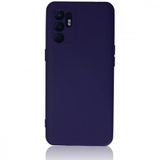 BSSM Nano İçi Kadife Silikon - Mor Oppo Reno 6 Kılıf