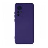 BSSM Nano İçi Kadife Silikon - Mor Xiaomi Mi 12 Kılıf