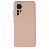 BSSM Nano İçi Kadife Silikon - Pudra Xiaomi Mi 12 Kılıf