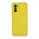 BSSM Nano içi Kadife Silikon - Sarı Xiaomi Poco F3 Kılıf