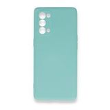BSSM Nano İçi Kadife Silikon - Turkuaz Oppo Reno 5 Pro Kılıf