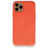 BSSM Nano İçi Kadife Silikon - Turuncu iPhone 11 Pro Kılıf