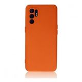 BSSM Nano İçi Kadife Silikon - Turuncu Oppo Reno 6 Kılıf